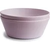 Image de Mushie ronde kommen set van 2 - Soft lilac