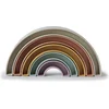 Image de Mushie - Tropical Stacking Tower - Regenboog stapeltoren - Badspeelgoed - Rainbow Tropical