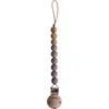 Image de Mushie Speenkoord EVA - Ash / Hout (look) - 100% siliconen kralen