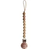 Image de Mushie eva fopspeenketting - mustard yellow