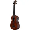 Image de Kala Exotic Mahogany Left-Handed U BASS® bas ukulele   Linkshandig, Fishman EQ, Pahoehoe snaren en Gigbag