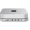Image de Satechi Aluminum geschikt voor Mac Mini/Mac Studio Stand Hub - SSD slot - Grijs
