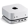 Image de Satechi USB-C Stand/hub Mac mini M4 (SSD)   Compact Ontworpen voor 2024 Mac Mini   Voorpoorten voor Gemakkelijke Toegang   Compatibel met Oudere Apparaten via USB-A Poorten - Grijs