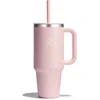 Image de RVS Thermobeker 1180 ml met Stro Lid - Dubbelwandig Geïsoleerd