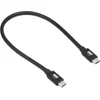 Image de OWC 0.3 Meter USB-C Cable Thunderbolt 4 & 5, 80/120Gb/s, USB-C / USB-4 devices 240W - Black