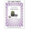 Image de Warm Human - Manifest Greeting Card - Love Spell Wenskaart - Paars/Wit
