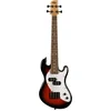Image de Kala Solid Body 4-String Fretted U-Bass Tobacco Burst compacte elektrische basgitaar met gigbag