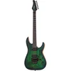Image de Schecter C-6 Pro FR Aqua Burst - ST-Style elektrische gitaar