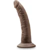 Image de Dr. Skin - Realistische Dildo Met Zuignap 19 cm - Chocolate