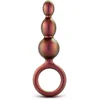 Image de Anal Adventures Matrix - Beaded Loop Anaal Plug - Koper