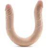 Image de Dr Skin - Dr. Skin Plus 16,5  Buigzame Dubbele Dildo Beige