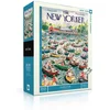 Image de New York Puzzle Company Puzzel Gridlock Lake - 1500 stukjes