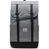 Image de Herschel vrijetijdsrugzak rugzak met laptopvak Retreat Backpack 23 L Raven Crosshatch grijs