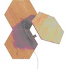 Image de Nanoleaf Elements Uitbreidingspakket - 3 LED Panelen - Houteffect - Slimme Verlichting - Google home