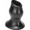 Image de Oxballs - Pighole 1 - Holle Buttplug - Zwart - Maat S