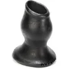 Image de Oxballs - Pighole 2 - Holle Buttplug - Zwart - Maat M