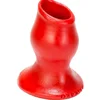Image de Oxballs - Pighole 3 - Holle Buttplug - Rood - Maat L