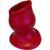 Image de Oxballs - Pighole 5 - Holle Buttplug - Rood - Maat XXL