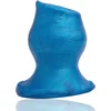 Image de Oxballs - Pighole 4 - Holle Buttplug - Blauw - Maat XL