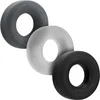 Image de Hünkyjunk - Cockring - 3 stuks - Zwart/Wit/Grijs
