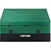Image de VEVOR Openlucht Opbergdoos, 1013l 147x86x108cm Dekdoos Met Gegalvaniseerd Frame, Waterbestendig Luchtdoorlatend Dek Opbergdoos, Pe Zeildoek Terras Opbergdoos, voor Kamperen Tuin Zwembad, Bruin & Blauw