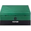 Image de VEVOR Openlucht Opbergdoos, 440 L 122x63x75 cm Dekdoos Met Gegalvaniseerd Frame, Waterbestendig Luchtdoorlatend Dek Opbergdoos, Pe Zeildoek Terras Opbergdoos, voor Kamperen Tuin Zwembad, Bruin & Blauw