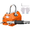 Image de VEVOR Hefmagneet Kraanmagneet (600 kg Laadvermogen, 1500 kg Trekkracht, -40 tot 80  ), 12 Stuks Magneten Handbediende Vorkhefmagneet Lifter Magneetheffer Geel Neodymium Hefmagneetgereedschap