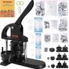Image de VEVOR button machine button maker machine 25/32/58 mm, badge punch press, button press, DIY badge press machine button badge maker voor gepersonaliseerde badges inclusief magisch boek