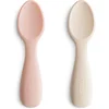 Image de Mushie Starter Set Baby Lepels (set van 2) Blush