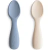 Image de Mushie Starter Set Baby Lepels (set van 2) Tradewinds