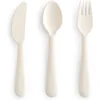 Image de Mushie Kinderbestek Set Diner Ivory