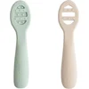 Image de Mushie Baby Lepels 2-Pack - Cambridge Blue/Shifting Sand