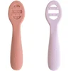 Image de Mushie Baby Lepels - Rose/Soft Lilac