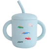 Image de Mushie Training Drinkbeker met Rietje Cars