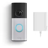 Image de Ring Wired Video Doorbell Plus - Plug-In Adapter - Satijn Nickel - Retinal 2K