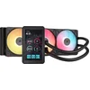 Image de CORSAIR iCUE LINK TITAN II 360 RX LCD   All-in-One Waterkoeler - 5 Inch LCD-scherm   360mm   Zwart