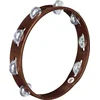 Image de Meinl Hand Tambourine TA1A-AB, African Brown #AB - Tamboerijn