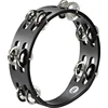 Image de Meinl Compact Tambourine CTA2S-BK, Double Row, Steel - Tamboerijn