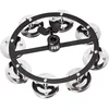 Image de Meinl HiHat Tambourine HTHH1BK, Metal, Steel Jingles,SingleRow - Tamboerijn