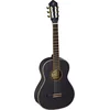Image de Ortega R221BK 3/4 zwart Highgloss, incl. Gigbag - 3/4 Klassieke gitaar