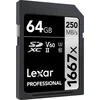 Image de Lexar SDXC 64GB Professional 1667x / 250 Mb/s UHS-II