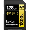 Image de Lexar SD Pro Gold Series UHS-II 1800x 128GB - Lezen 270MB/s - Schrijven 180MB/s - V60