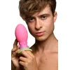 Image de XR Brands AH067-LARGE - Xeno Egg - Glow in the Dark - Silicone Egg - Pink