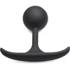 Image de XR Brands AH073-MED - Comfort Plugs Silicone Weighted Round Plug 3.9 - Black