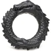 Image de Creature Cocks - Zwarte kaaiman siliconen cockring