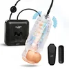Image de de milker stamina - automatische vibratie en zuig stroker - transparant