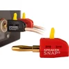 Image de Speakersnap - banaanstekker - banaanpluggen - snap lock - 25 paar - 50 stuks - rood zwart