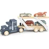 Image de Speedy Monkey - Auto transporteur met 4 auto's - 39x9,5x16,5 cm