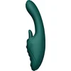 Image de Zalo - Ares - Likkende G-Spot Rabbit Vibrator - Verwarmend - App Control - Smaragd Groen