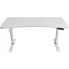 Image de Arozzi Arena Moto Elektrisch Zit-Sta Gaming Bureau - Bureaubrede Muismat - 160 cm - Wit